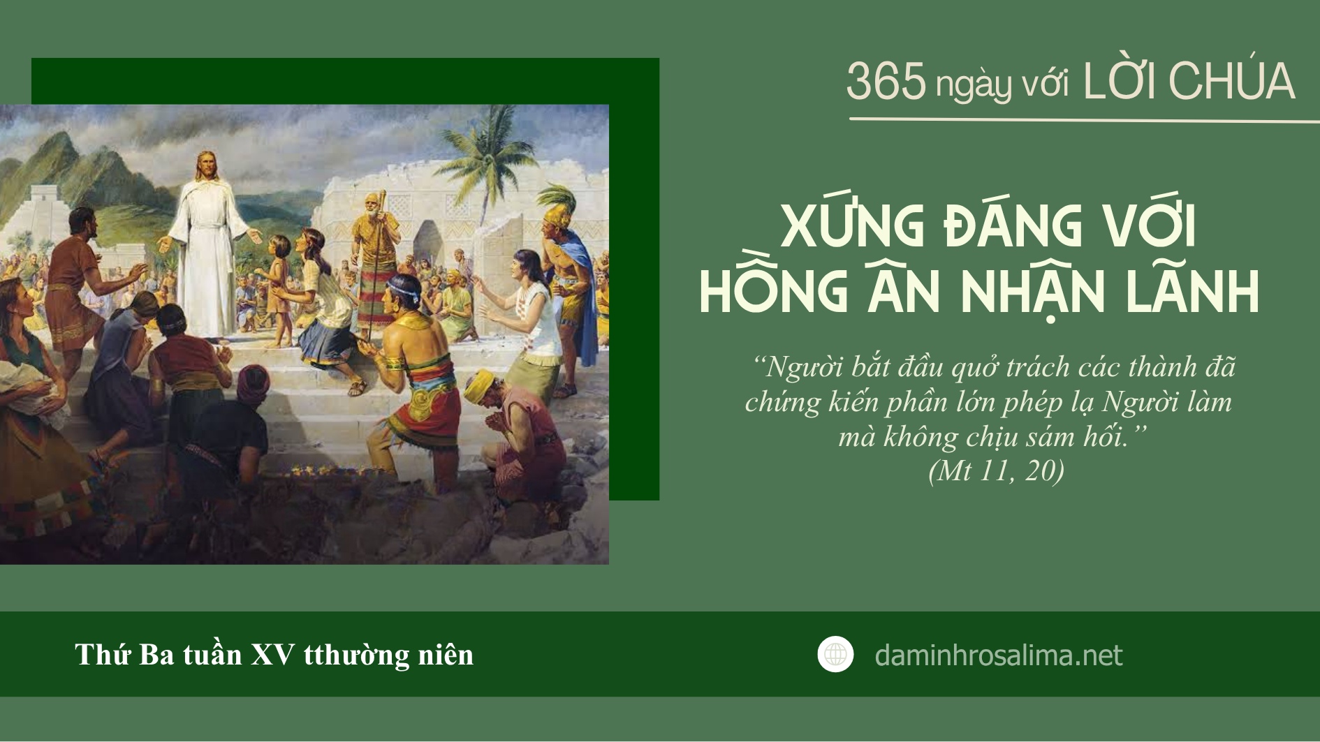 Thứ Ba tuần XV thường niên